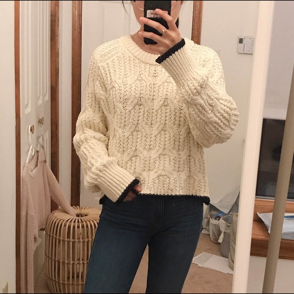 Zara chunky knit sweater
